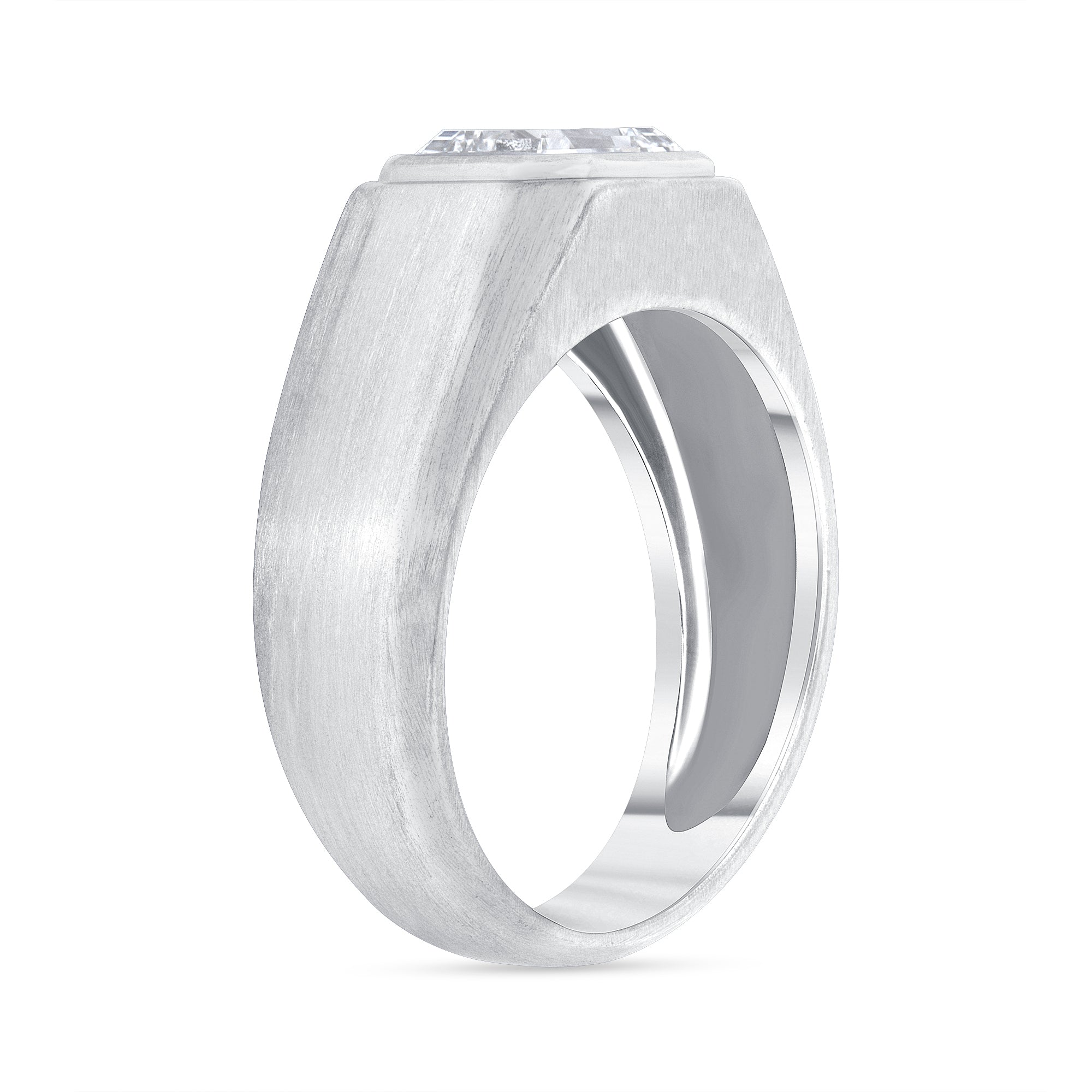 Emerald Cut Diamond Men&