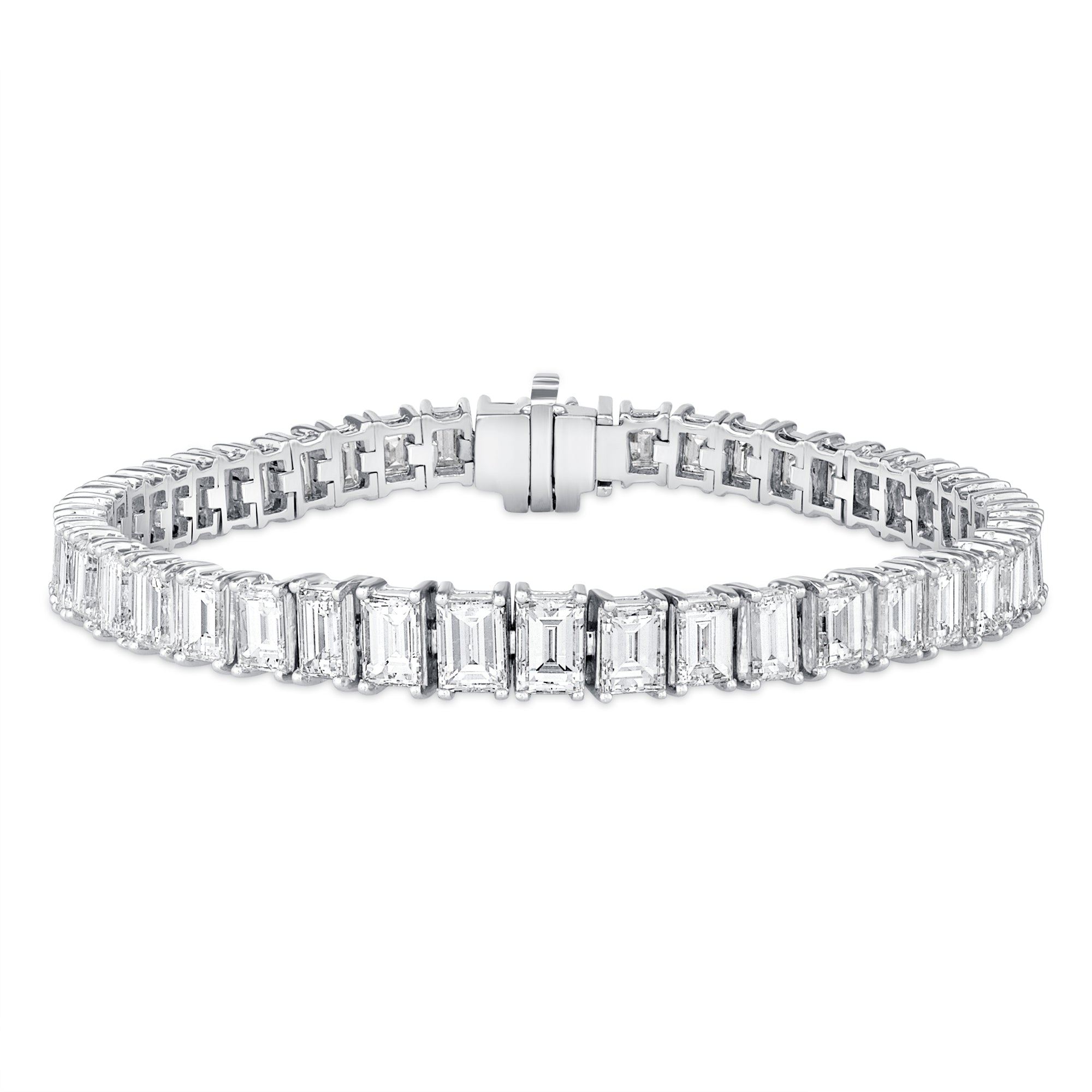 16CT Diamond Baguettes Tennis Bracelet