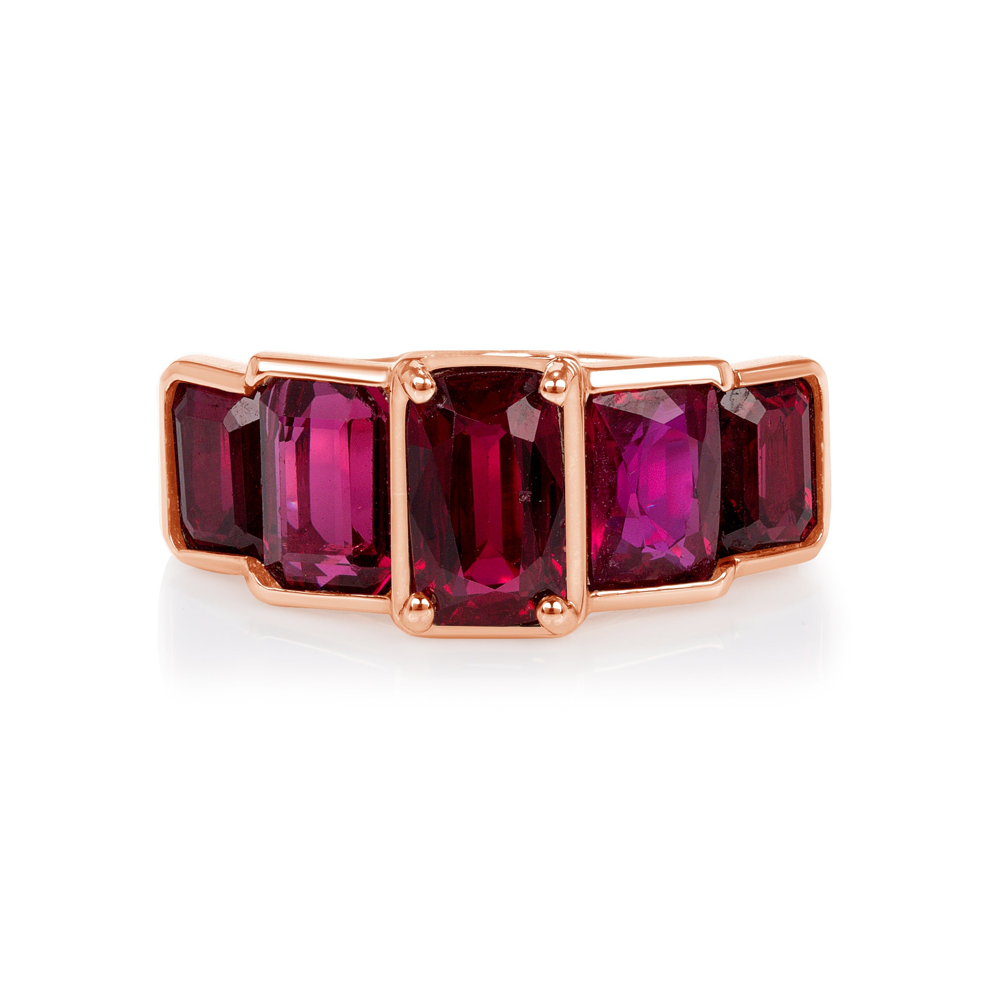 6.26CT Cushion Ruby Ring