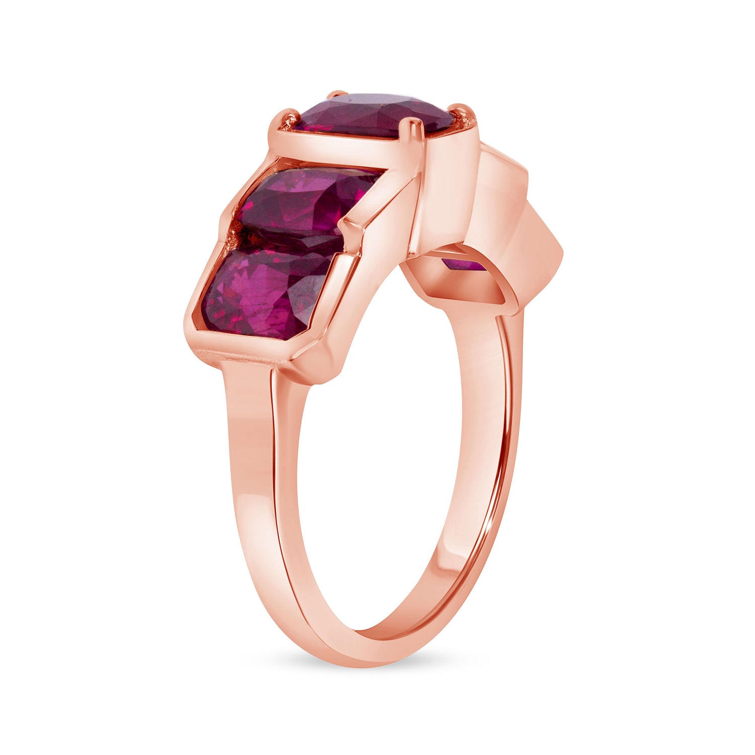 4.98CT Cushion Ruby Ring