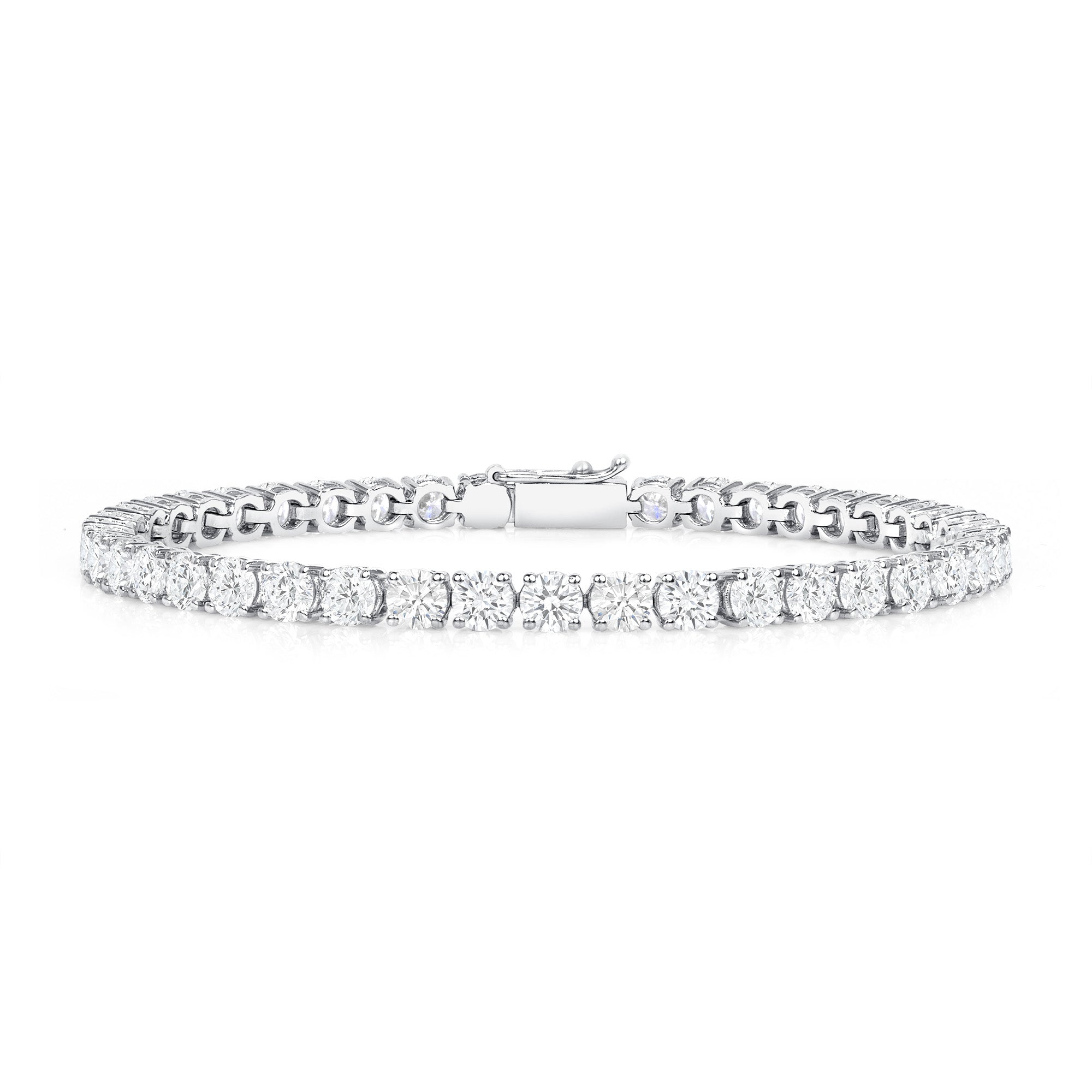 8.60CT Round Brilliant Diamond Tennis Bracelet