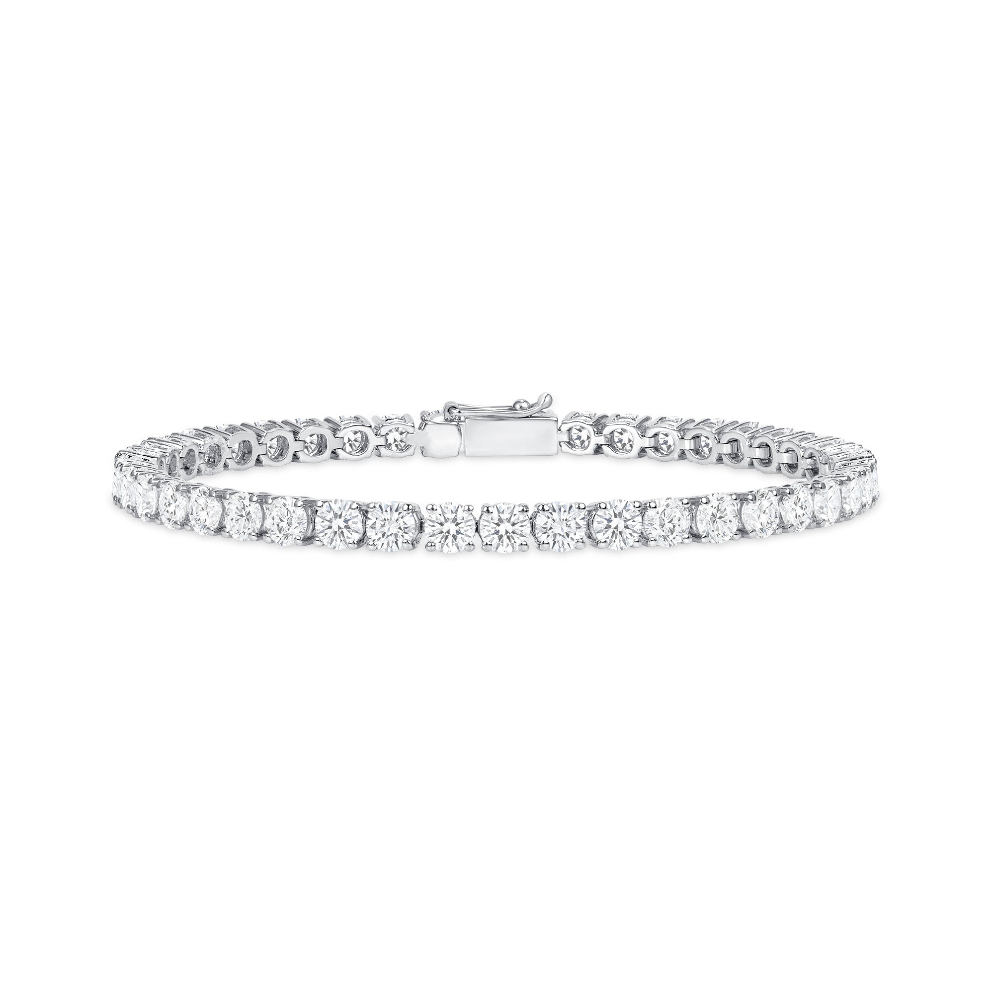 9.34CT Round Brilliant Diamond Tennis Bracelet