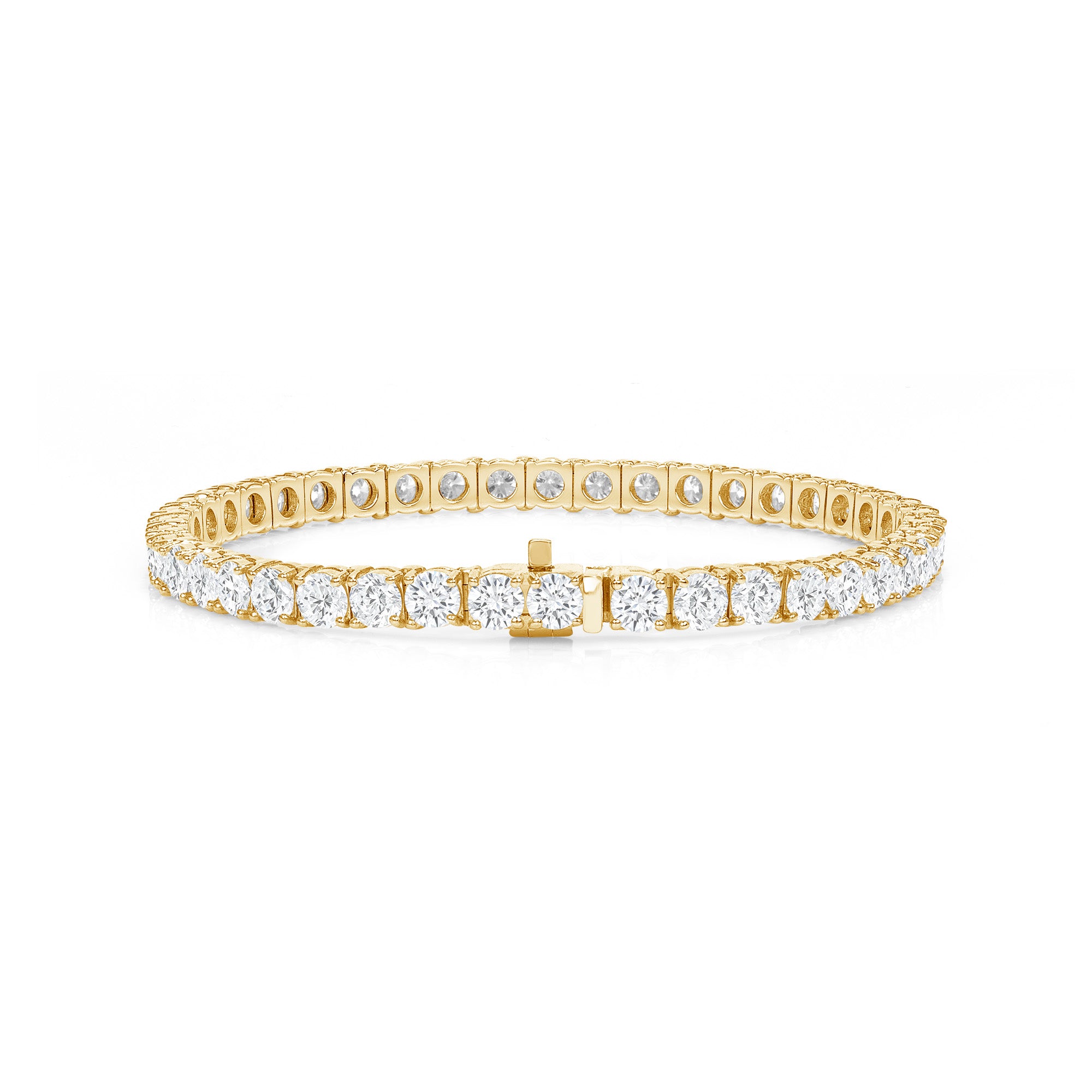 9.92CT Round Brilliant Diamond Tennis Bracelet