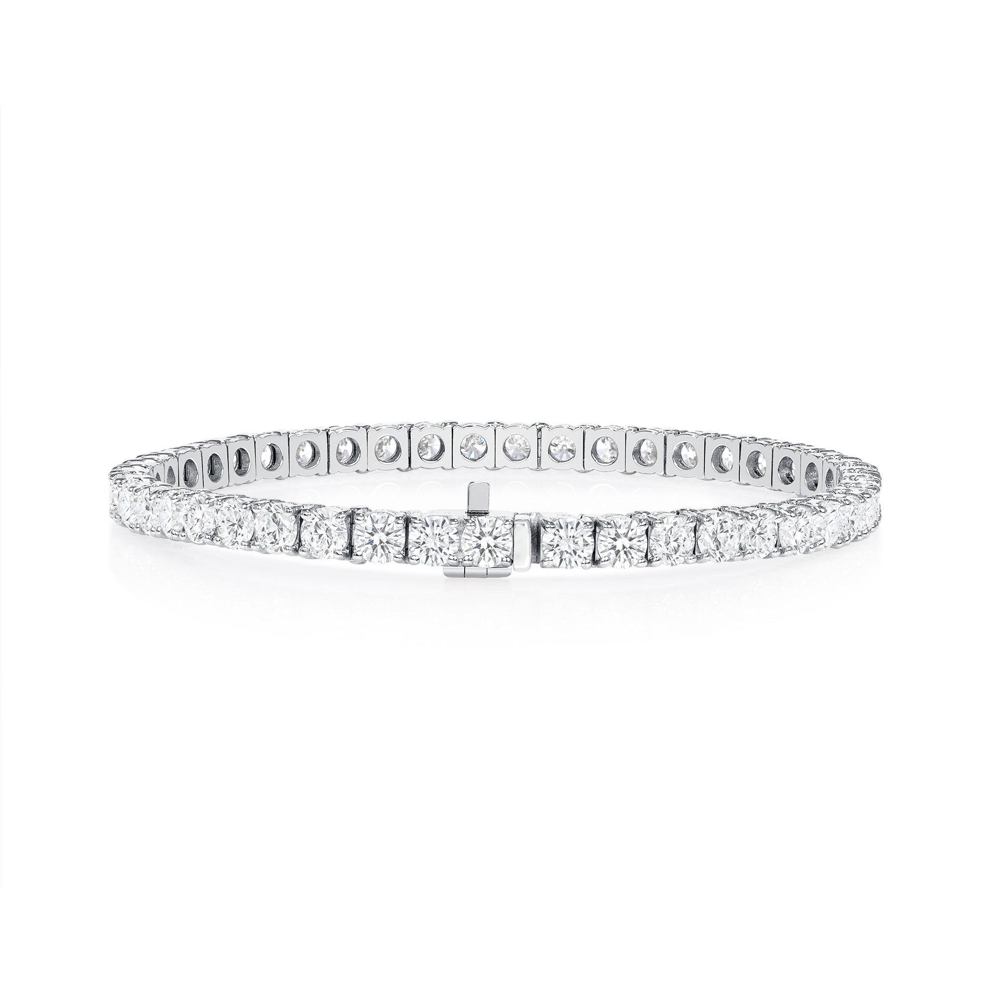 9.43CT Round Brilliant Diamond Tennis Bracelet