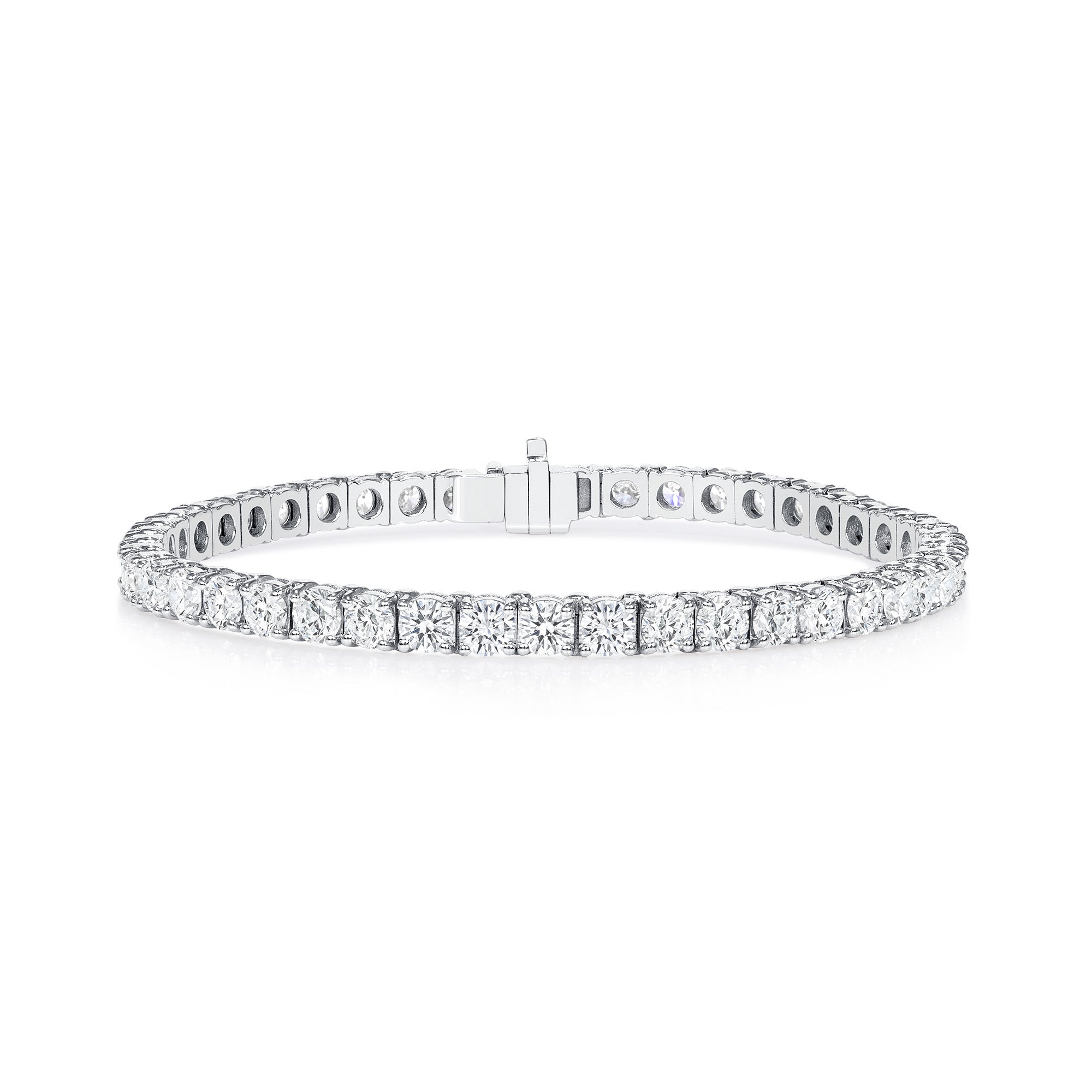 9.43CT Round Brilliant Diamond Tennis Bracelet