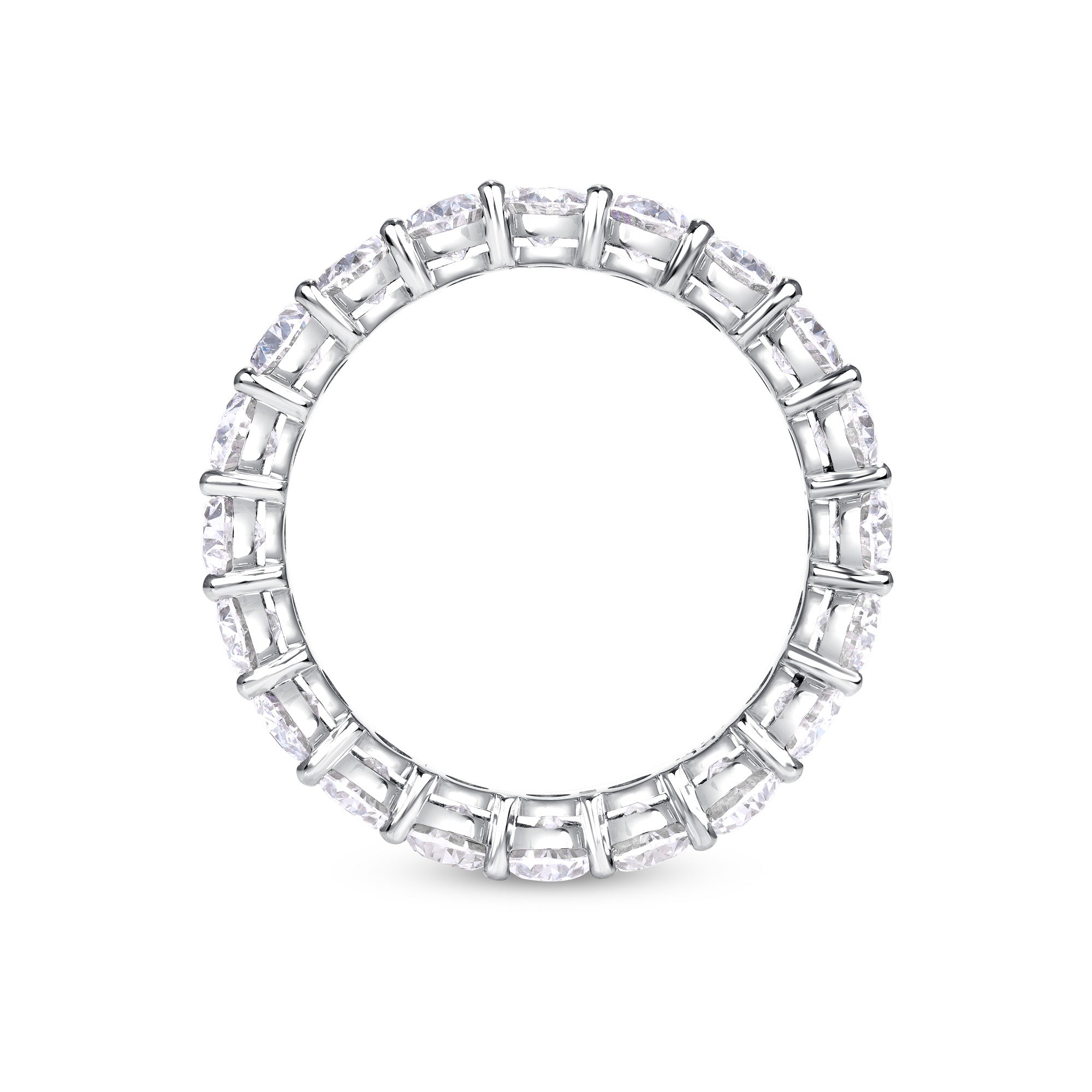 5.09CT. Oval Cut Diamond Eternity Band