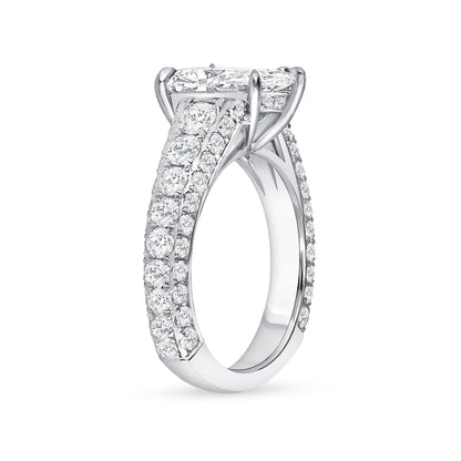 3.5CT Pear Cut Diamond Ring