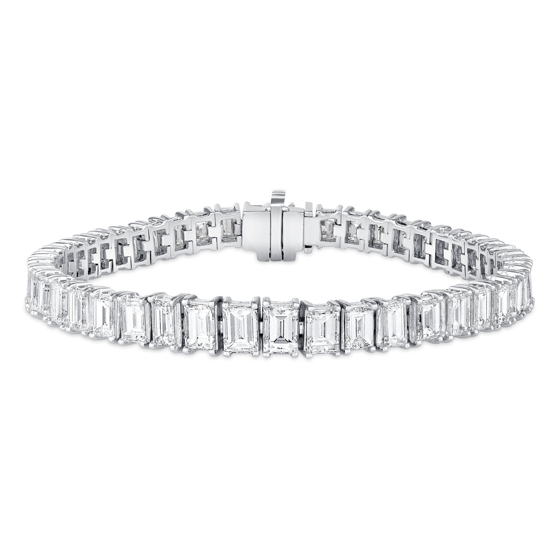 16CT Diamond Baguettes Tennis Bracelet