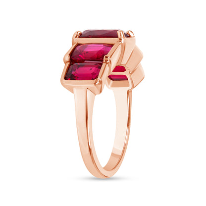 6.26CT Cushion Ruby Ring