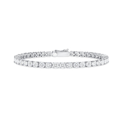 9.34CT Round Brilliant Diamond Tennis Bracelet