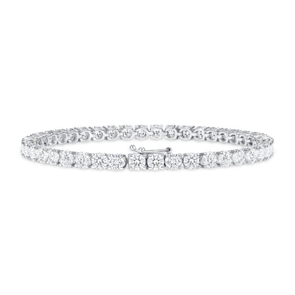 9.34CT Round Brilliant Diamond Tennis Bracelet