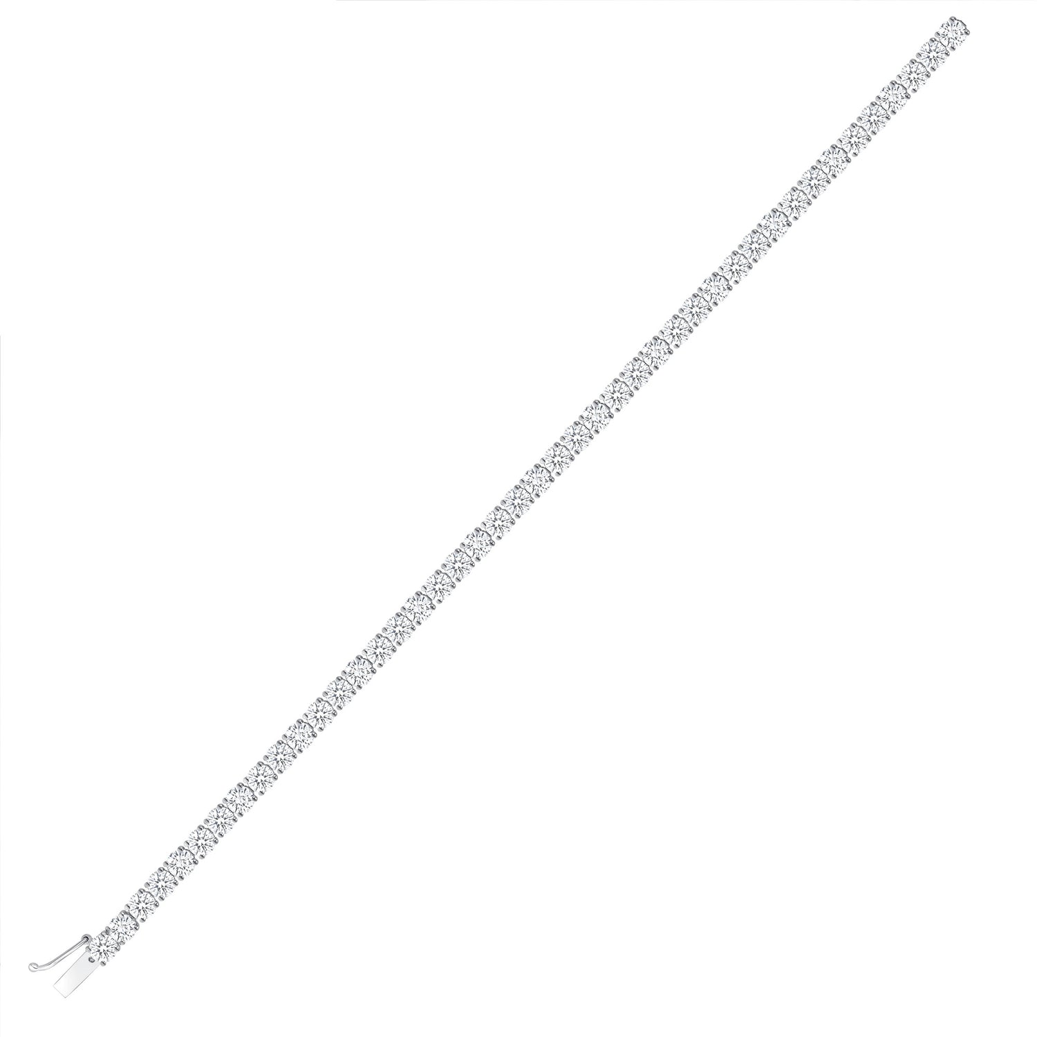 9.34CT Round Brilliant Diamond Tennis Bracelet