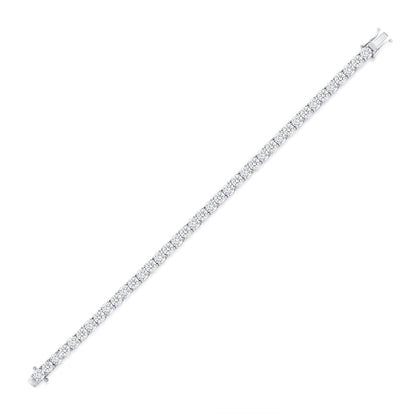 12.86CT Round Brilliant Diamond Tennis Bracelet