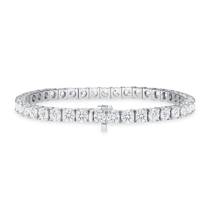 10.51CT Round Brilliant Diamond Tennis Bracelet