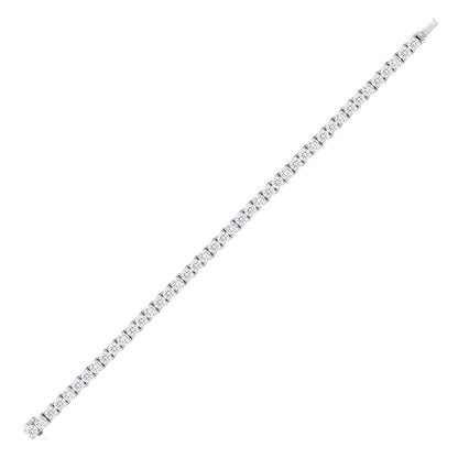 10.51CT Round Brilliant Diamond Tennis Bracelet