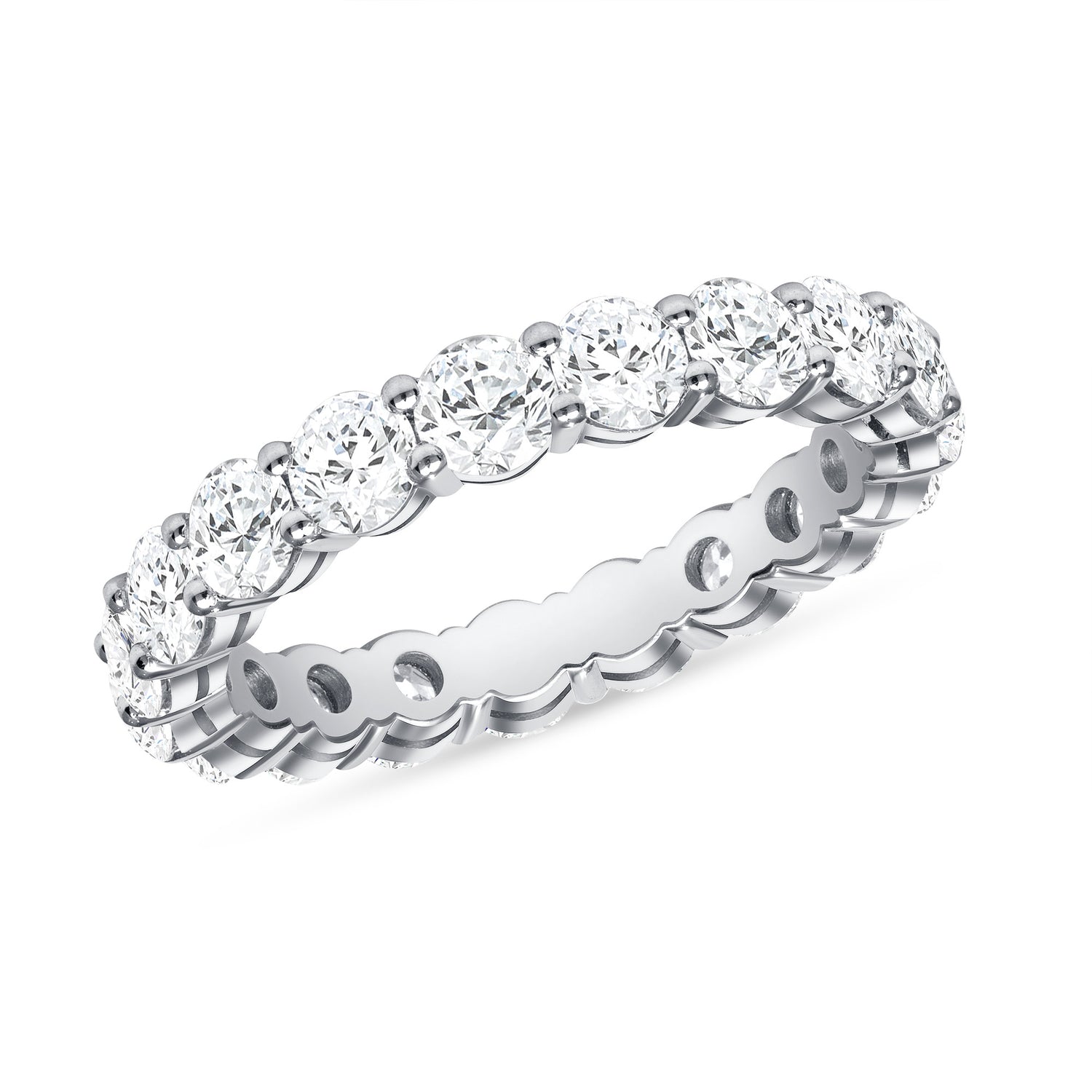 2.93CT. Round Brilliant Diamond Eternity Band