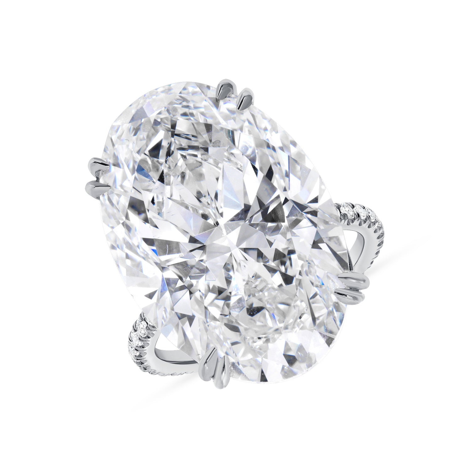 20 ct. Oval Diamond Ring